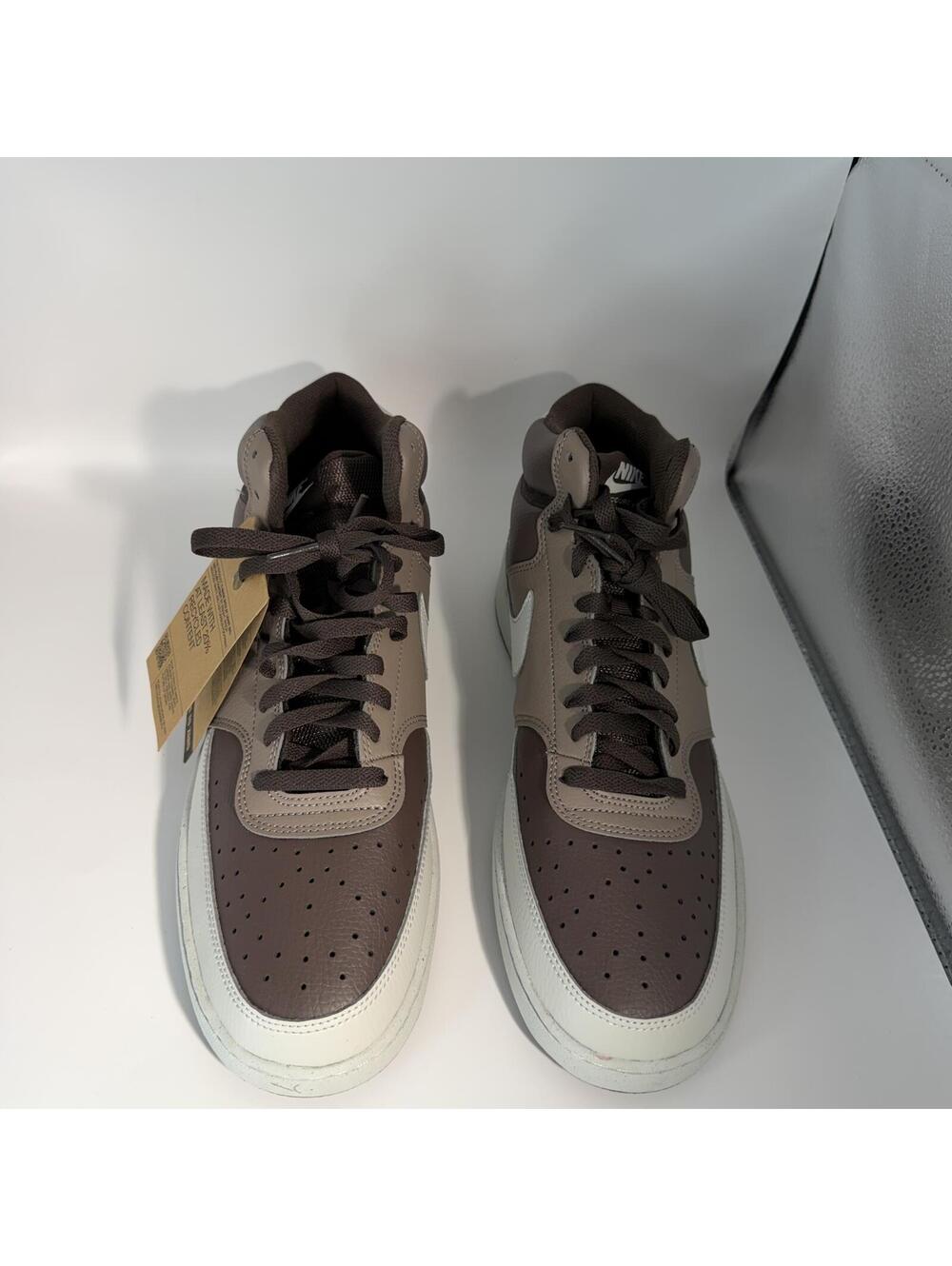 Nike Court Vision Mid NN Brown Light Bone DN3577-200 Men's Size 12 New In Box